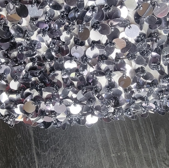 Sequin purse with long beaded strap. EUC. - Picture 5 of 8